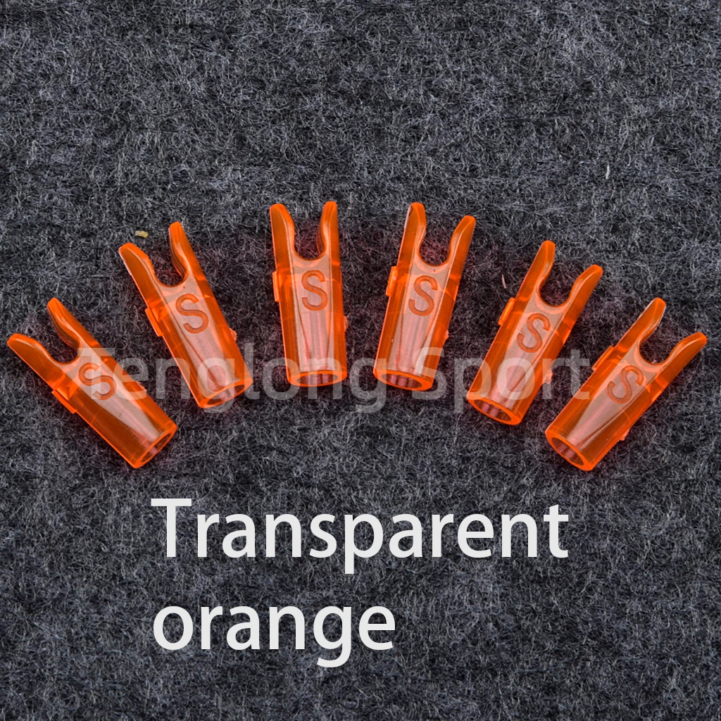 Archery Arrow Nock S L High-quality Plastic Pin Nock For 3.2/4.2/6.2mm Aluminum Nock Pin Diy Arrow 60pcs/lot