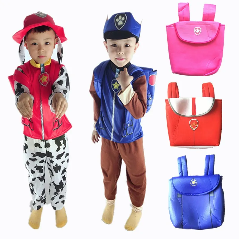 

Halloween Costume For Kids Boys Girls Marshall Rubble Chase Dog Pup Costume Child Police Fireman Cosplay Children's Day