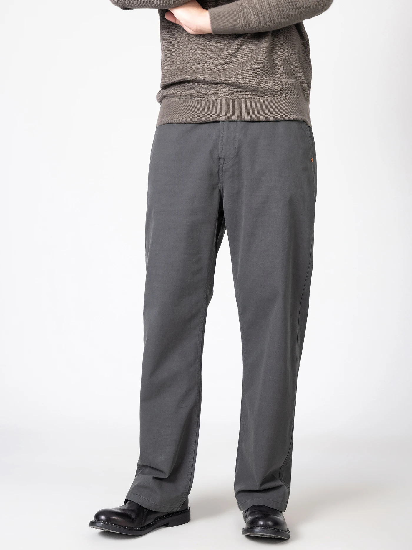 

Vintage Loose Straight Leg Cotton Blend Casual Pants Men's Outdoor Workwear Ameika Sle Japanese Long Trousers