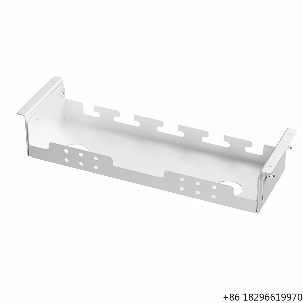 489*150*91mm Table Tray Under Desk Cable Management Storage Cable Metal Office Accessories for Desk