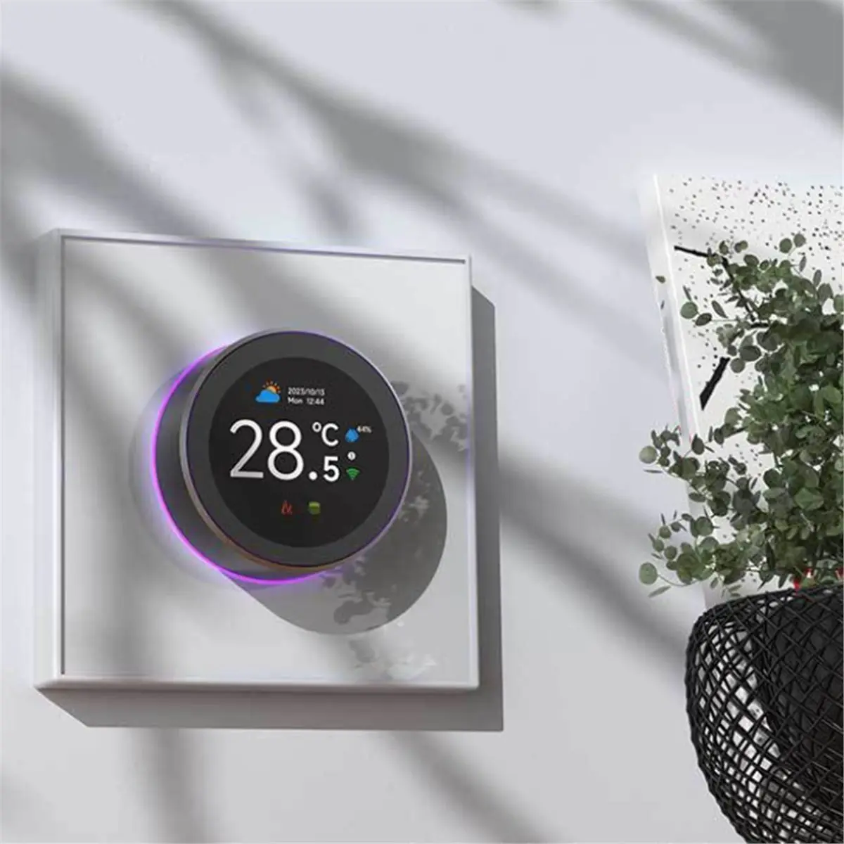 Tuya WiFi Thermostat Smart Knob Thermostat Water Boiler Electric Heating Temperature Controller WiFi Thermostat
