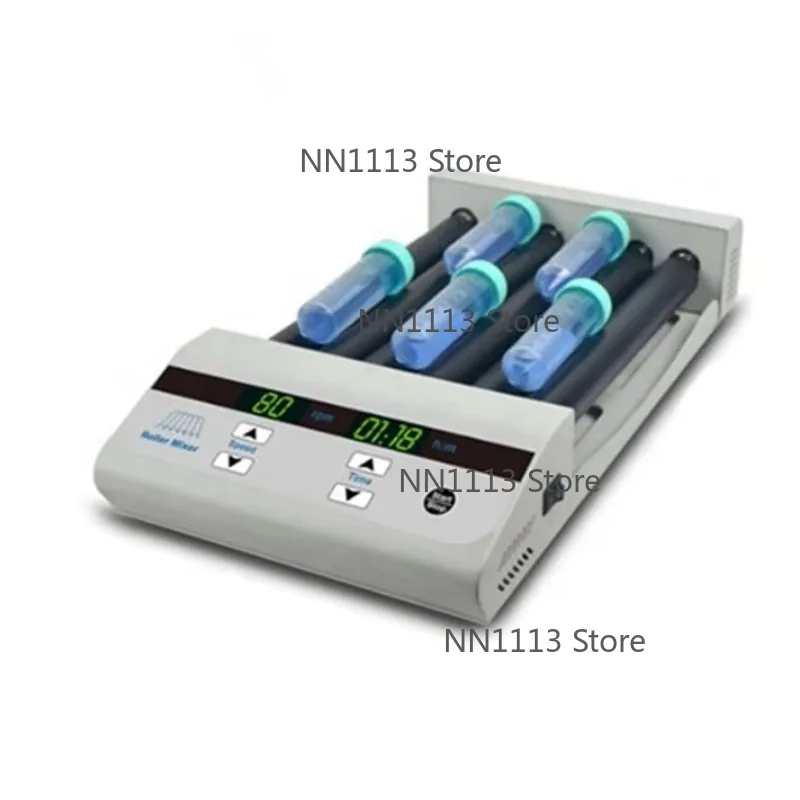 LSM-80 Digital Laboratory Tube Roller Mixer 5-80rpm Max Loading 4kg with Timer