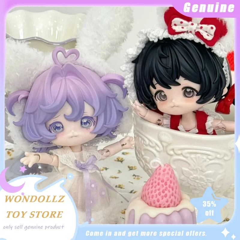 

Genuine In Stock Come4free Bonnie 1/12 Bjd 14cm Milk Cake Dream Puff Series Blind Box Kawaii Action Figure Model Girls Gifts