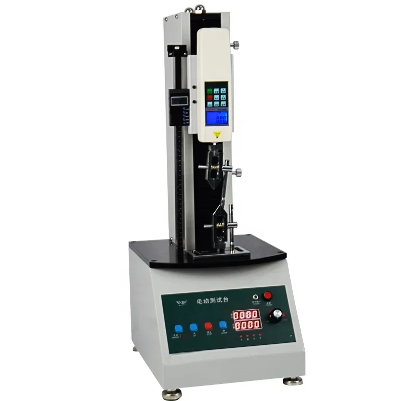 AEL vertical single column electric force test stand for push and pulling force