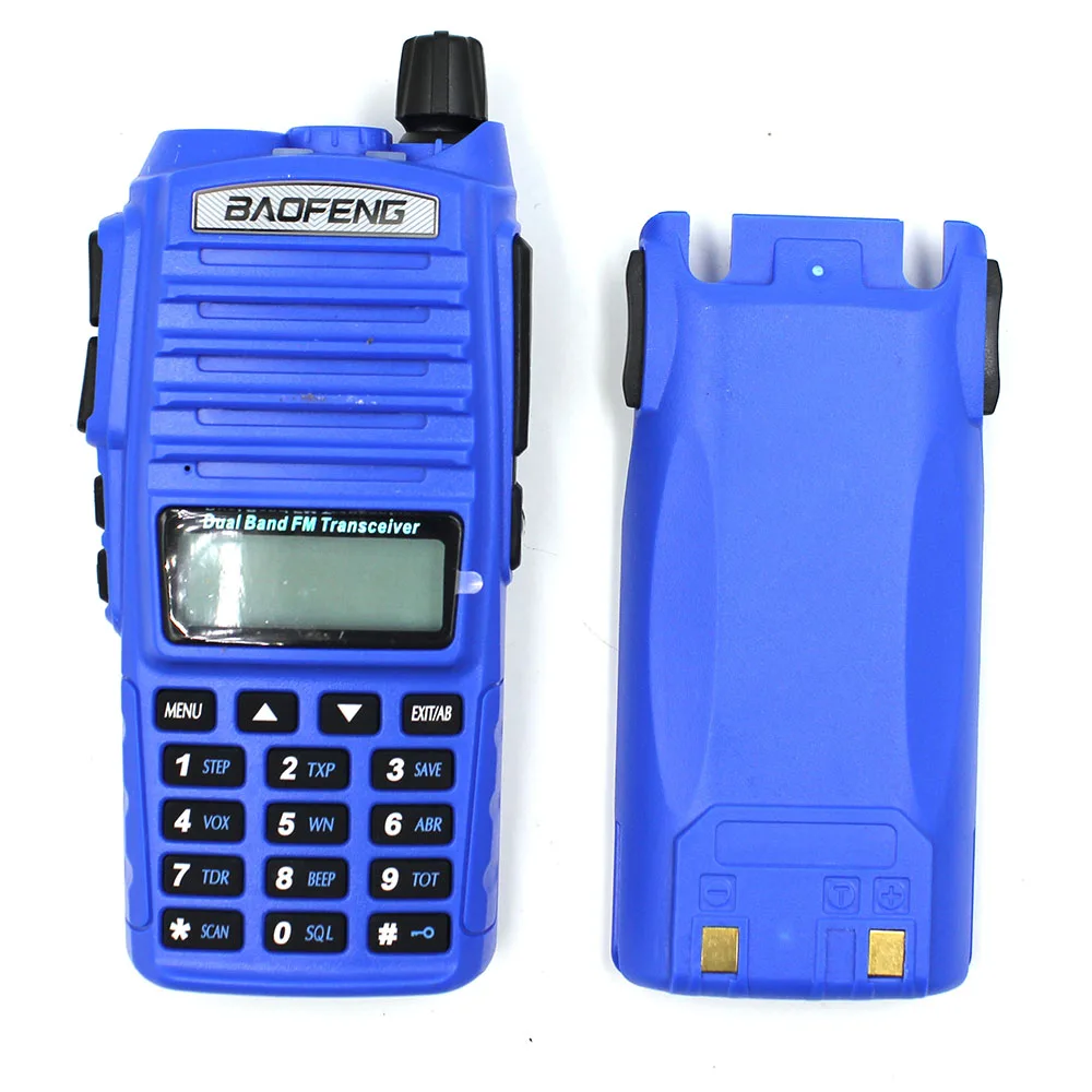 Radio HT BAOFENG UV-82 5W Kuning Merah Biru VHF UHF Dual Band HAM 70cm Berbagai Warna Mini Walkie Talkie (Dijual)