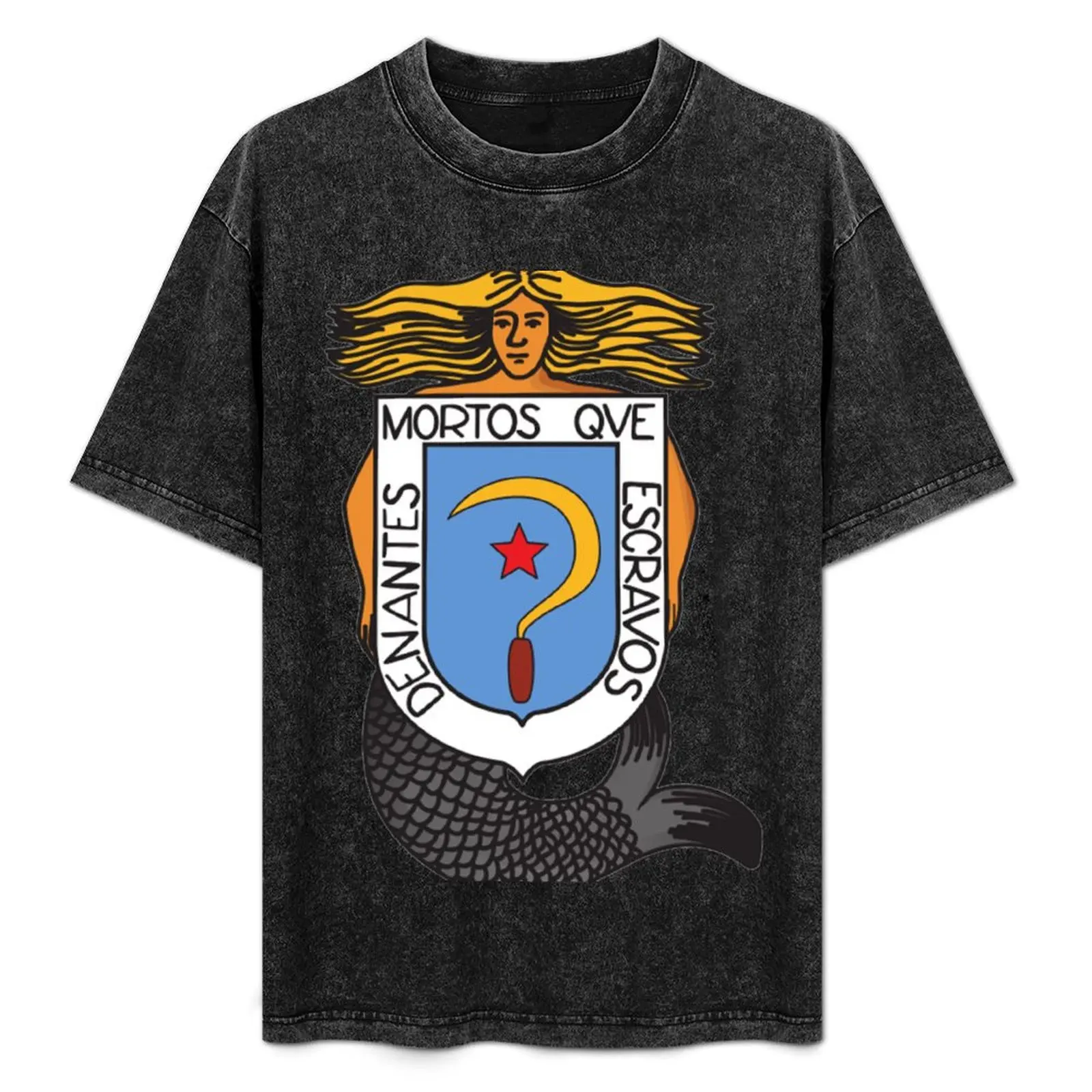 shield of castelao T-Shirt Casual Simple Design Short Sleeve Shirt