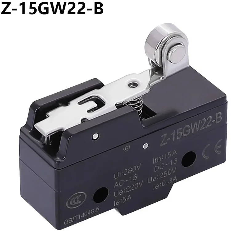 Brand New Original 1PCS Z-15GW22-B Short Roller Hinge Normally Open/Close NO NC Micro Lever Limit Switch Z15GW22B Fast Delivery