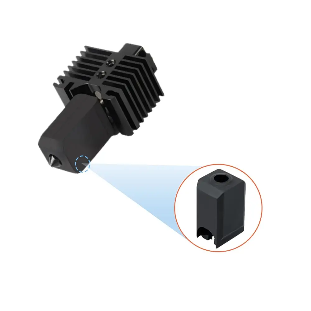 Silikonsocke für Bamboo Lab X1/X1C/P1P/P1S/X1 Extruder Hotend, Heizblock-Schutzhülle aus Silikon, 3D-Drucker-Düsenhülle – Detail 7