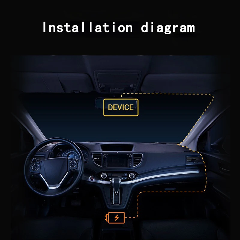 HD1080P DVR Dash Cam Mini hidden Mobile WiFi app  usb ACC 24H Monitor WDR Video Recorder Night vision Loop recording black box