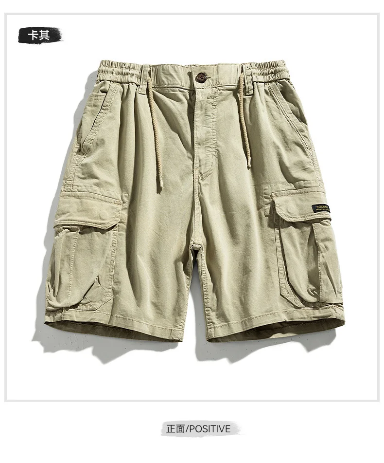 カーゴショーツ軽量夏メンズコットンマルチポケットアメリカンレ - Cargo Jogger Pants のレビューと価格