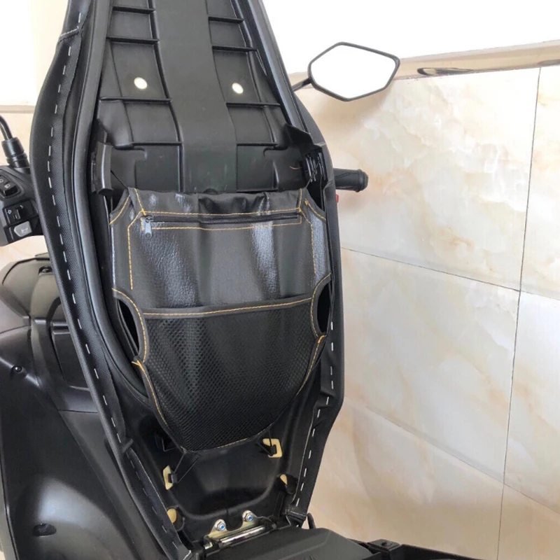 New Popular Cycling Bag Motorcycle Seat Storage Black Antifouling Resistant Material Electric Vehicle Scooter Bucket