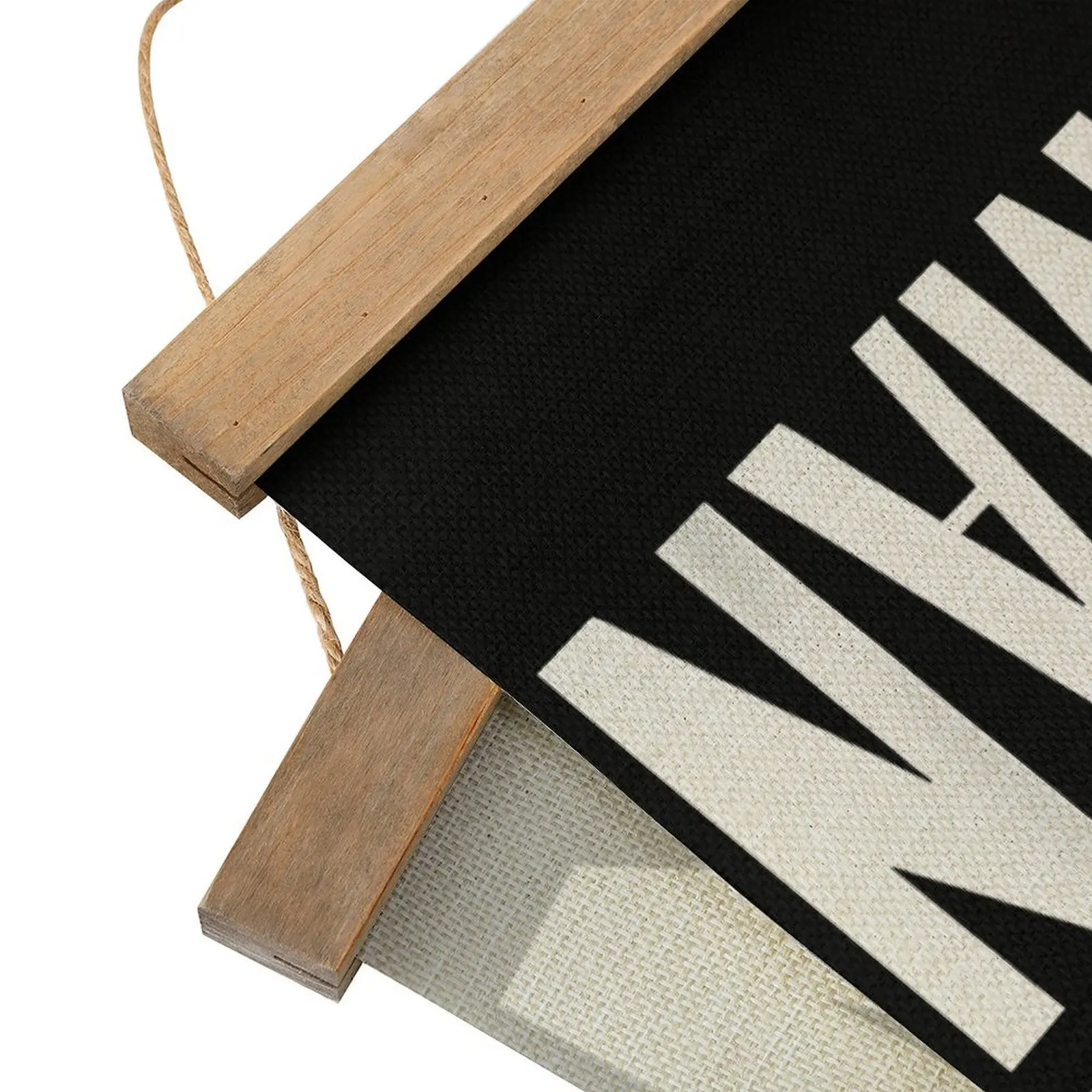 أنا رجل جريئة بيان الكتان معلقة اللوحة الجدة صورة غرفة نوم صورة معلقة الفكاهة الرسم الأبيض تزيين