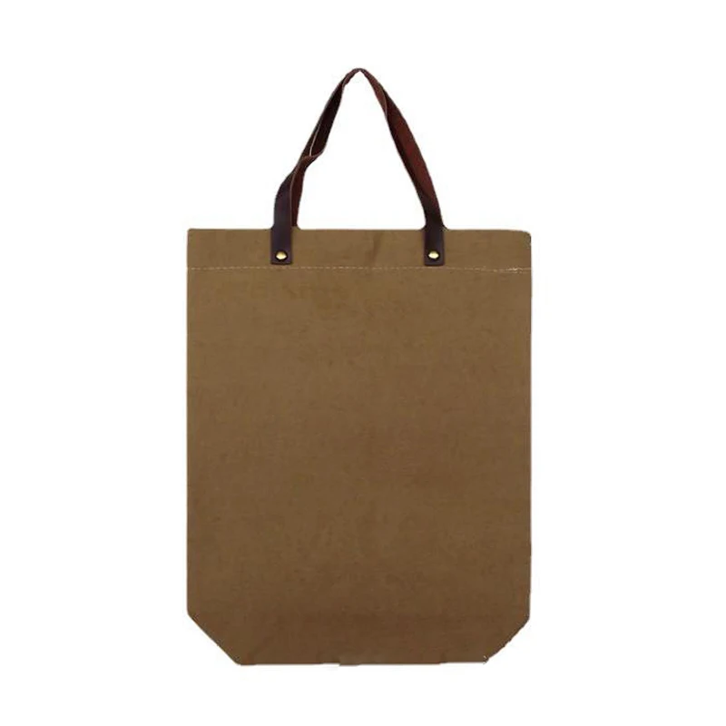 5pcs Kraft Paper Casual Vertical Money Shopping Bags