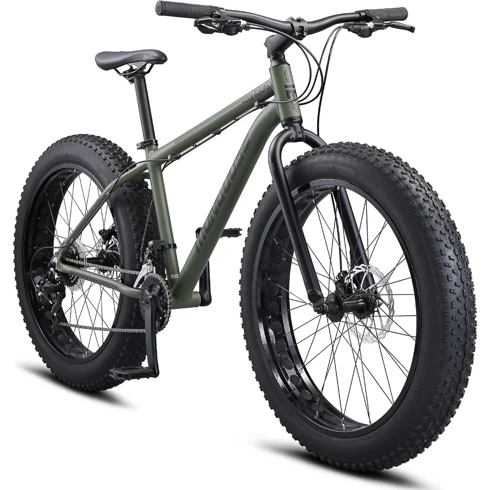 

Argus ST & Trail Fat Tire Mountain Bike for Adult Youth Men Women, 20 to 26-Inch Wheels, Mechanical Disc Brakes