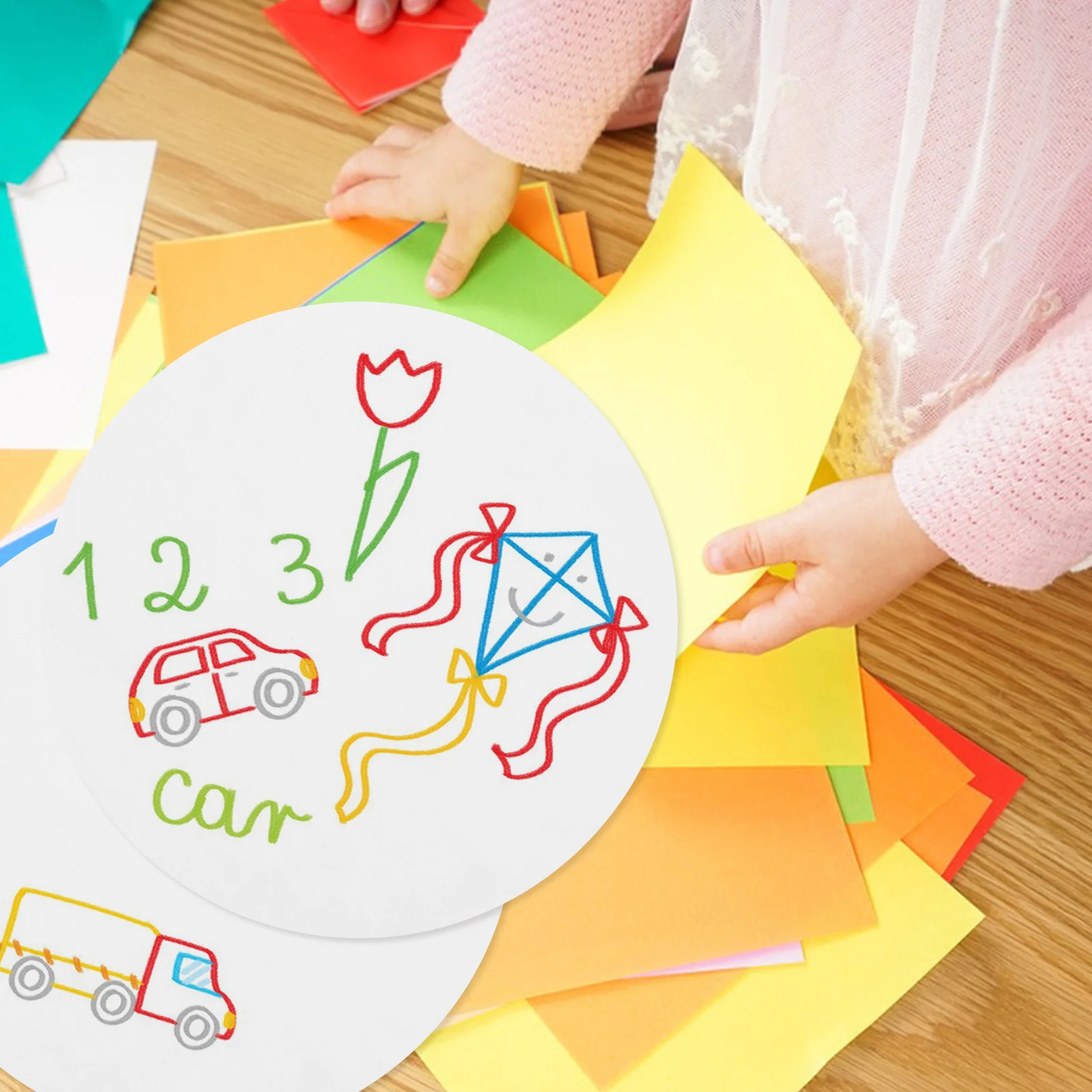 

Colorful Paper Card Drawing Making Painting Crafting Paperboard for Crafts Coloured Panel