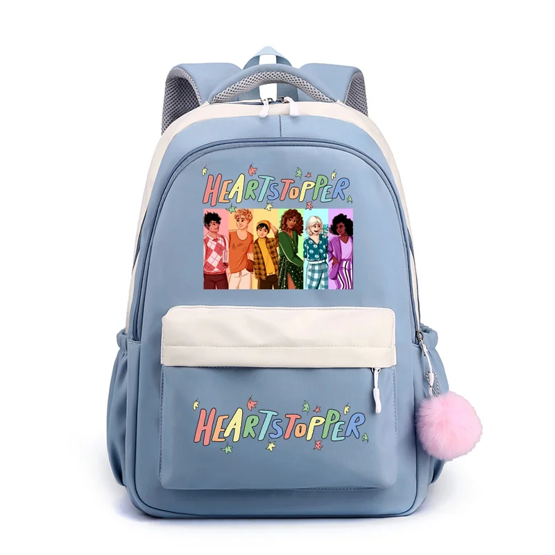 Baru Heartstopper Harajuku ransel anak laki-laki perempuan modis tas sekolah kapasitas besar kualitas tinggi ransel Laptop tas sekolah