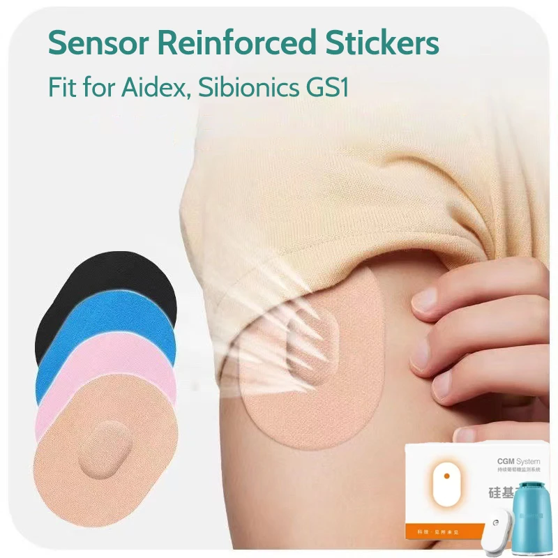 

20/100pc Waterproof Adhesive Patche Sibionics Sensor Covers Patch CGM sweatproof Over patch Tape Reinforced fixed stickers Aidex