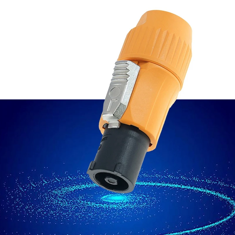 20A 3 Core Waterproof Flame Retardant LED Display Aviation Power Plug Stage Lighting Beam Light Power Socket Head, Durable A