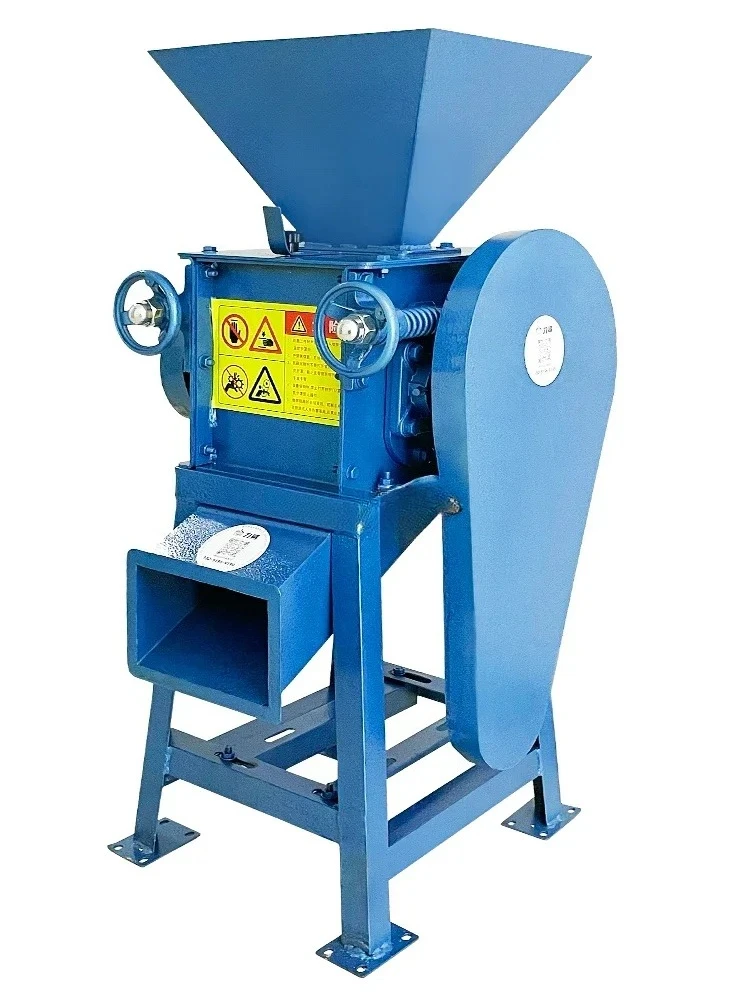 Brewing corn petal breaker sorghum oat grain soybean double roller flattening machine universal
