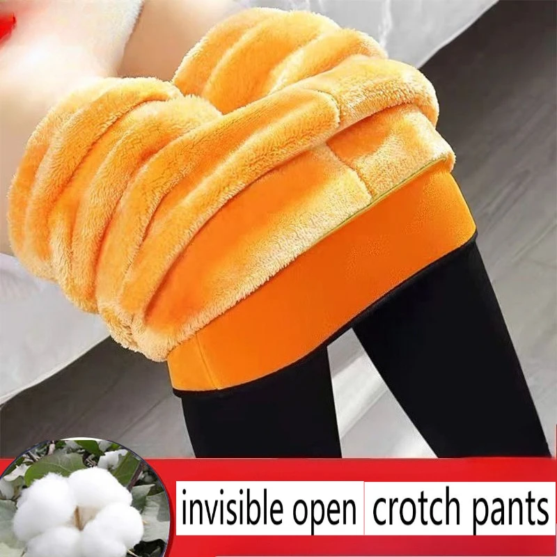 

Положите невидимые брюки с открытой промежностью и освободите бесконечному очарованию. Флис ягненка, утепленные леггинсы, женские