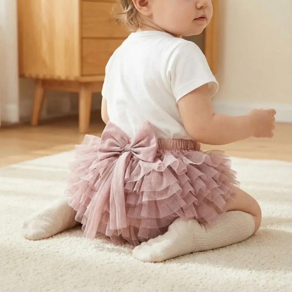 Cute Tulle Mesh Tutu Fluffy Skirt Fluffy Multi-layer Girls Tutu Skirt Ballet Dance Style Princess Ballet Skirt Party Dress