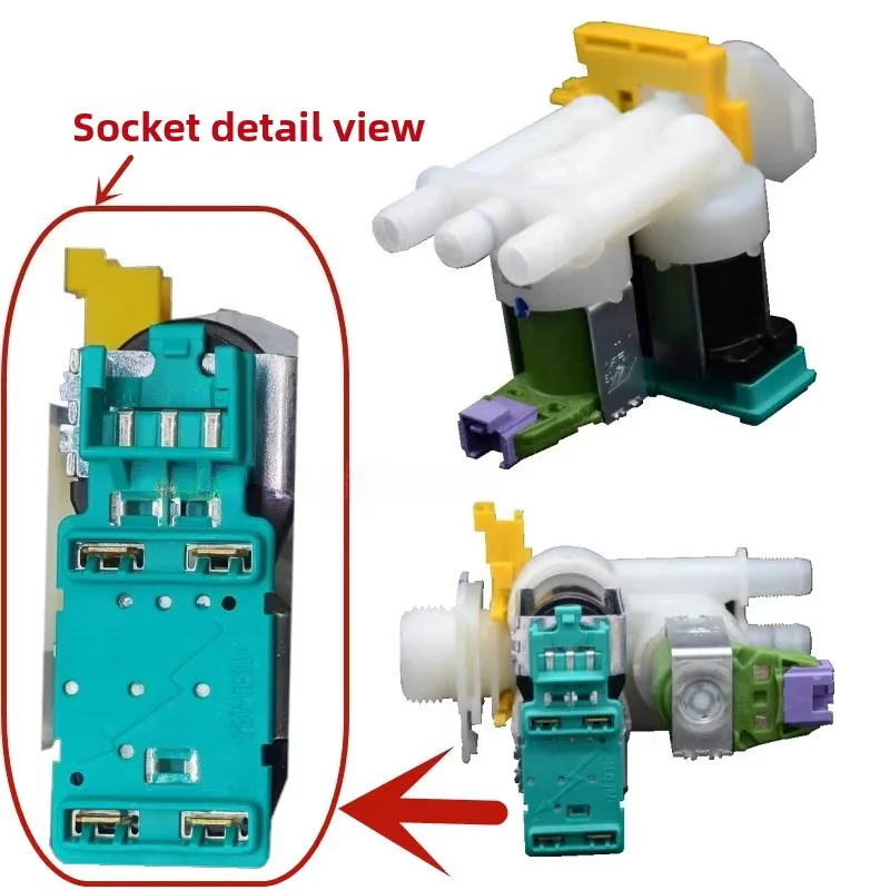 

1 шт. Запчасти для стиральных машин IQ300: соленоидный клапан подачи воды для IQ100, IQ700