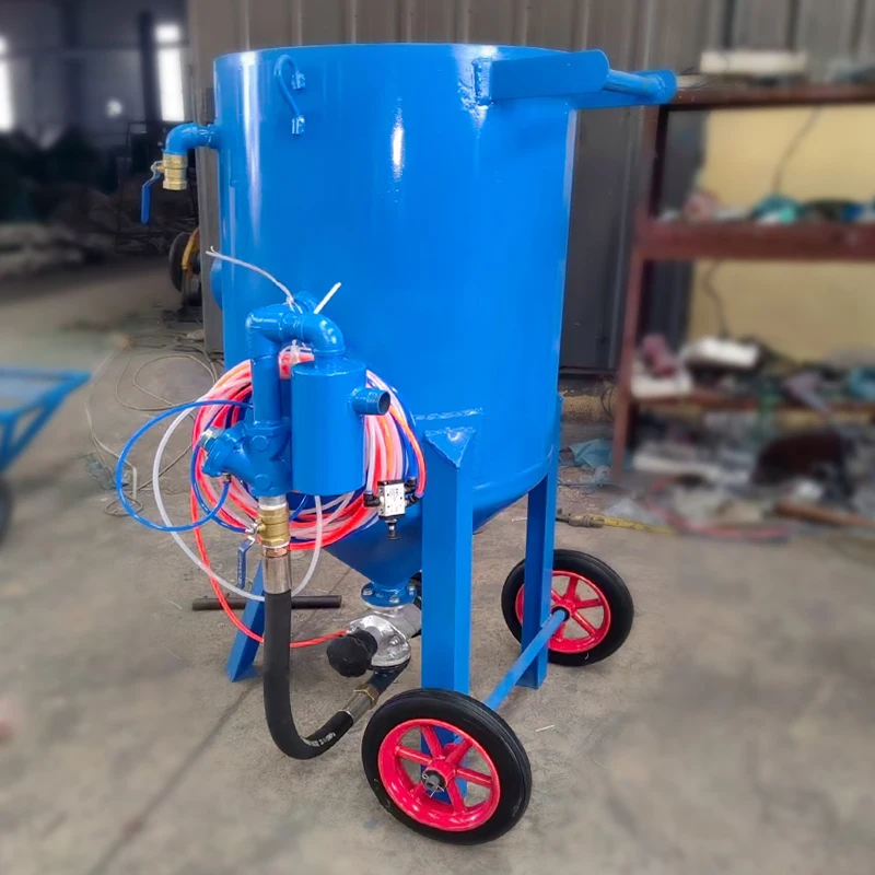 الرملي الصناعي الجاف والرطب للصدأ والبقع الشفاف نوع التنظيف اليدوي لتنظيف تفجير الرمل آلة السفع الرملي #3