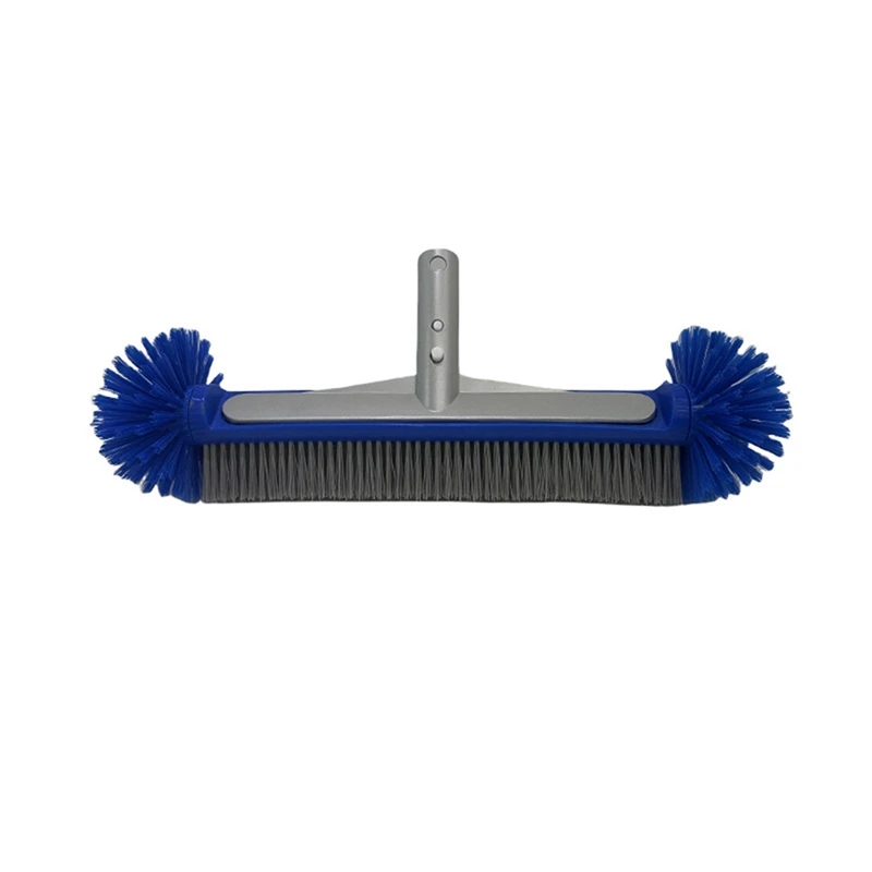 Swimming Pool Brush Head Aluminum Handle Pool Brush With Half Sphere Aluminum Back Swimming Pool Brush Easy Install