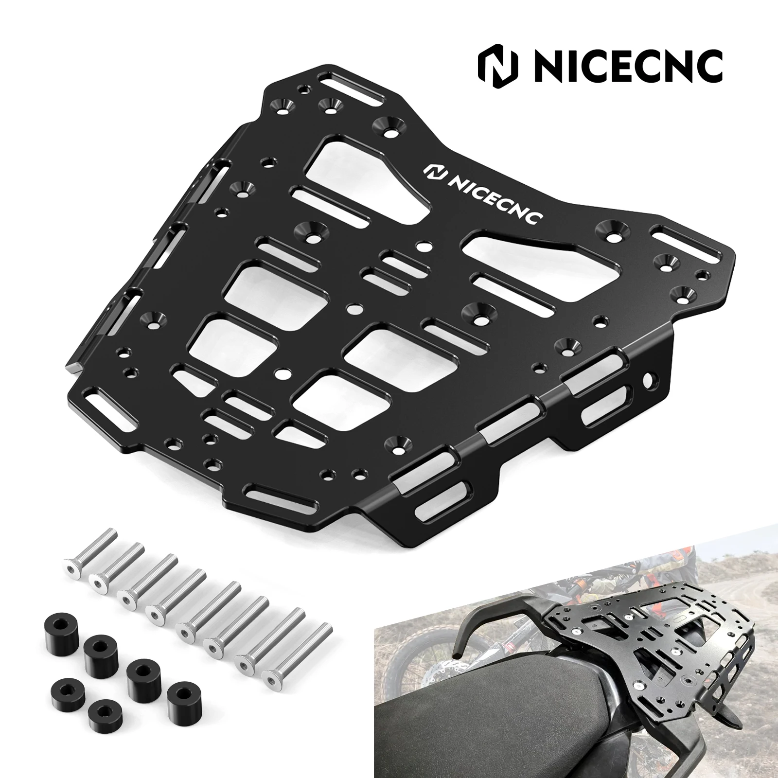 

For 2019-24 KTM 790 Adventure Motorcycle Topcase Bracket Plate Rear Luggage Rack for KTM 890 Adventure 2020 2021 2022 2023 2024