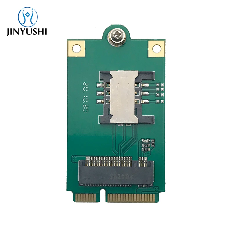 

NGFF M.2 to Mini PCI-e Adapter PCIe Card Key Board With SIM Card Slot For LTE EM05-E EM06-E EM12-G EM7355 ME906E ME906J N5321GW