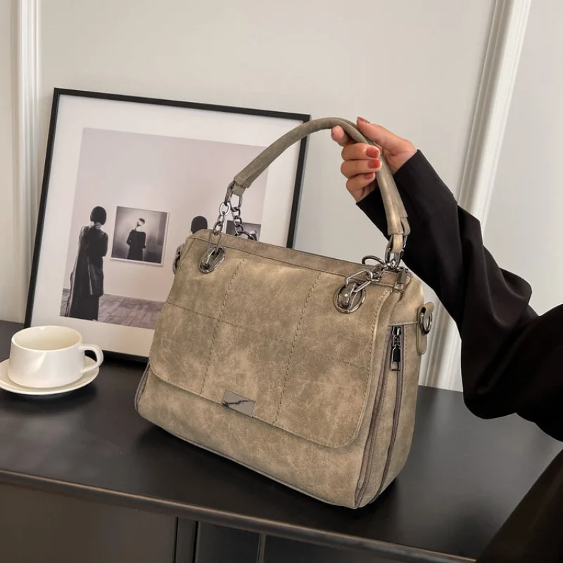 

Classic Shoulder Bag For Ladies Crafted From Soft Leather, Timeless Design By Famous Designer With Secure Closure