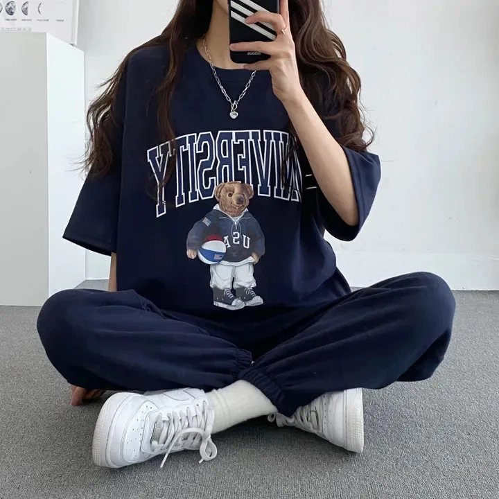 

Cartoon Long Sleeve Tracksuits autumn Fashion Casual Sportswear Two Piece Pants Sets Female Large Size Women Suits 2024
