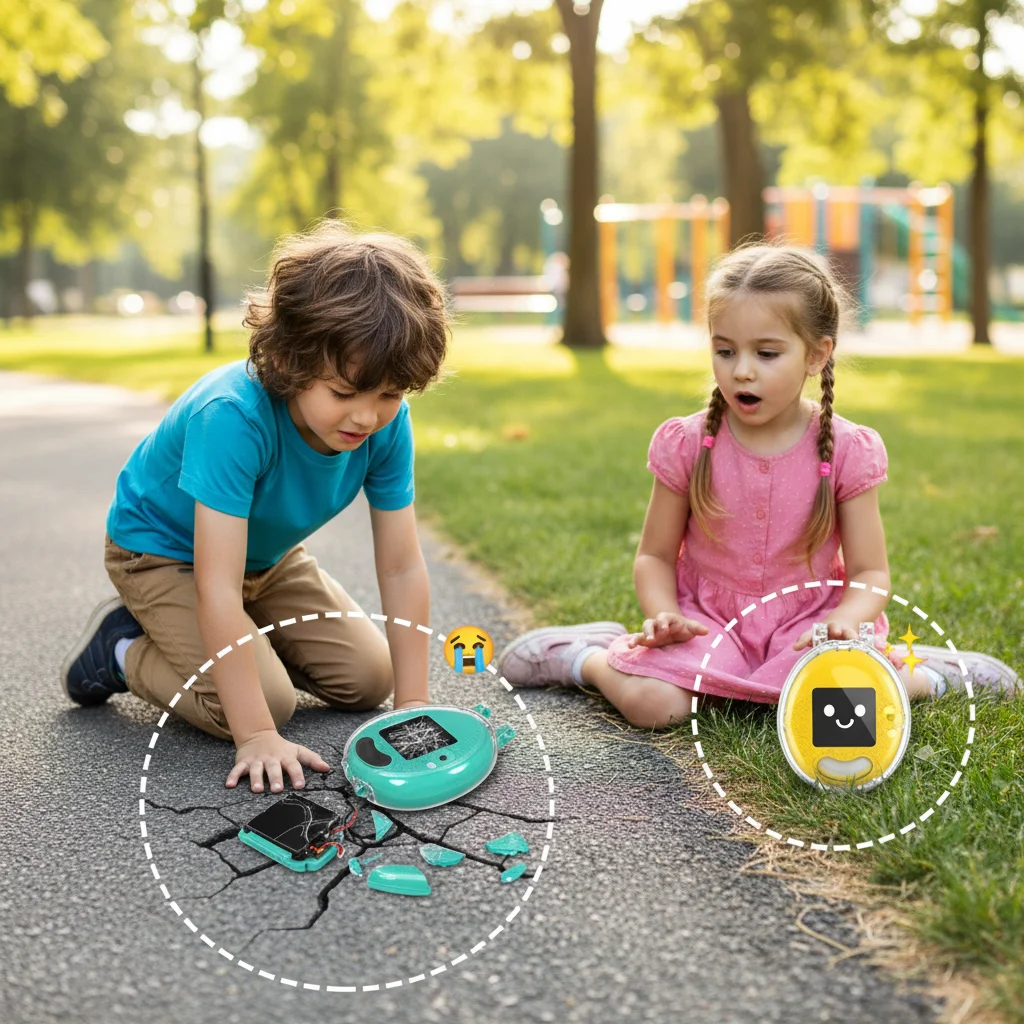 Original-Schutzhülle für Tamagotchi, rutschfeste, transparente Silikon-Schutzhülle, sturzsicheres Spielzubehör