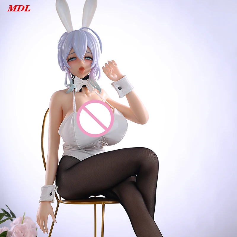 Mdl anime boneca dos desenhos animados 65cm bjd boneca coelho menina cabeça de resina destacável corpo de silicone liga conjunta ajustável