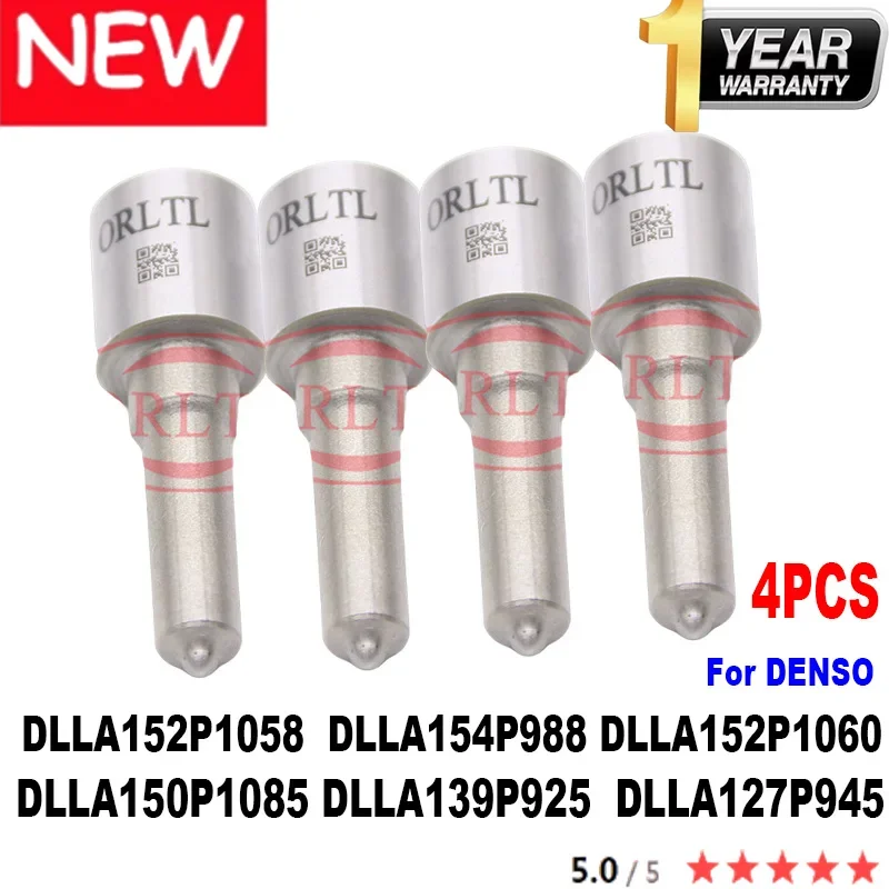 4PCS DLLA150P1085 DLLA139P925 DLLA127P945 DLLA154P988 DLLA152P1060 DLLA152P1058 for DENSO Diesel Injector Assembly Nozzle