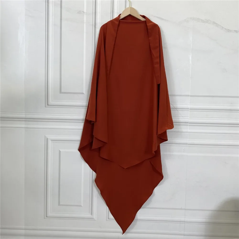 Abaya musulmana larga de Khimar Abayas, prenda de oración modesta, bufanda Hijab superior, Burqa islámico, Ramadán, Turquía, tocado árabe, ropa