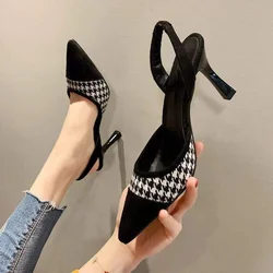 Woman Heel Shoes Sandals Women's 2022 New Summer Pointed Sandals Female Thin Heel Shoes Fashion Women's Shoes Zaptos Mujer