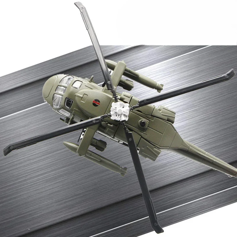 F64-3 Simulation Fighter Model Collection-grade Decoration,Black Hawk Gunship Alloy Military Model