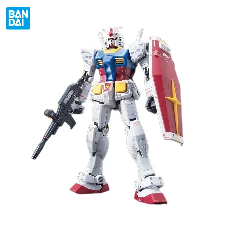

Bandai Original RX-78-2 GUNDAM RG 1/144 Genuine Assembly Model Toys Anime Action Figure Gifts Collectible Ornaments In Stock
