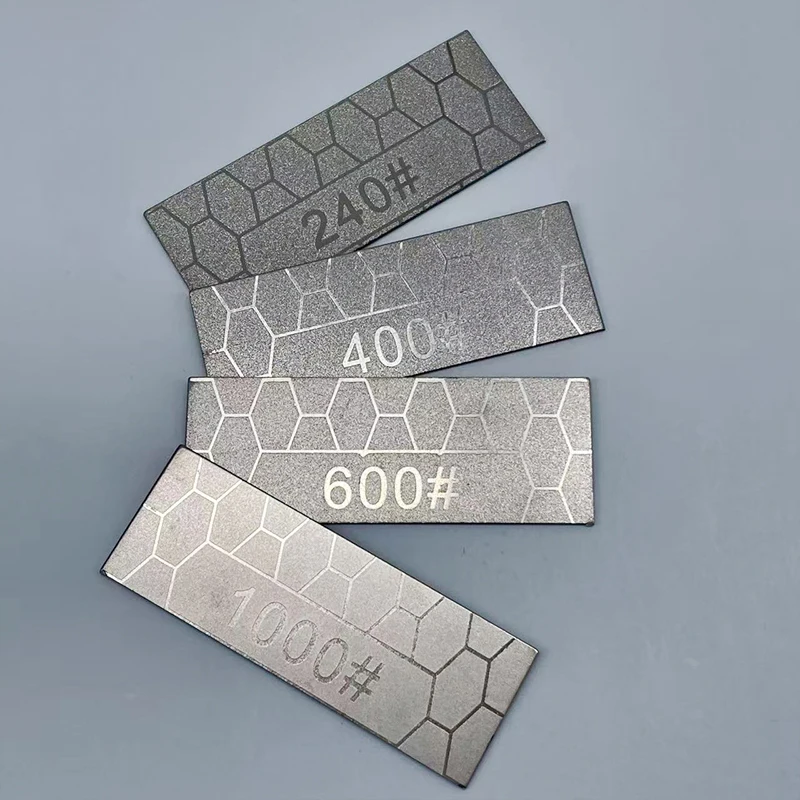 Diamond Sigle-sided Sharpener Stone Kitchen Outdoor Knife Sharpener Grinding Tools Honeycomb Titanium-plated Whetstone