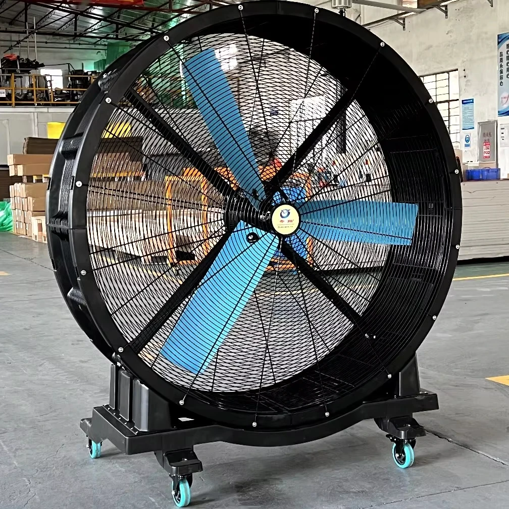 

QX 1.5m/2m/2.5m/3 Movable Workshop Standing Industrial Fan with 3 Blades