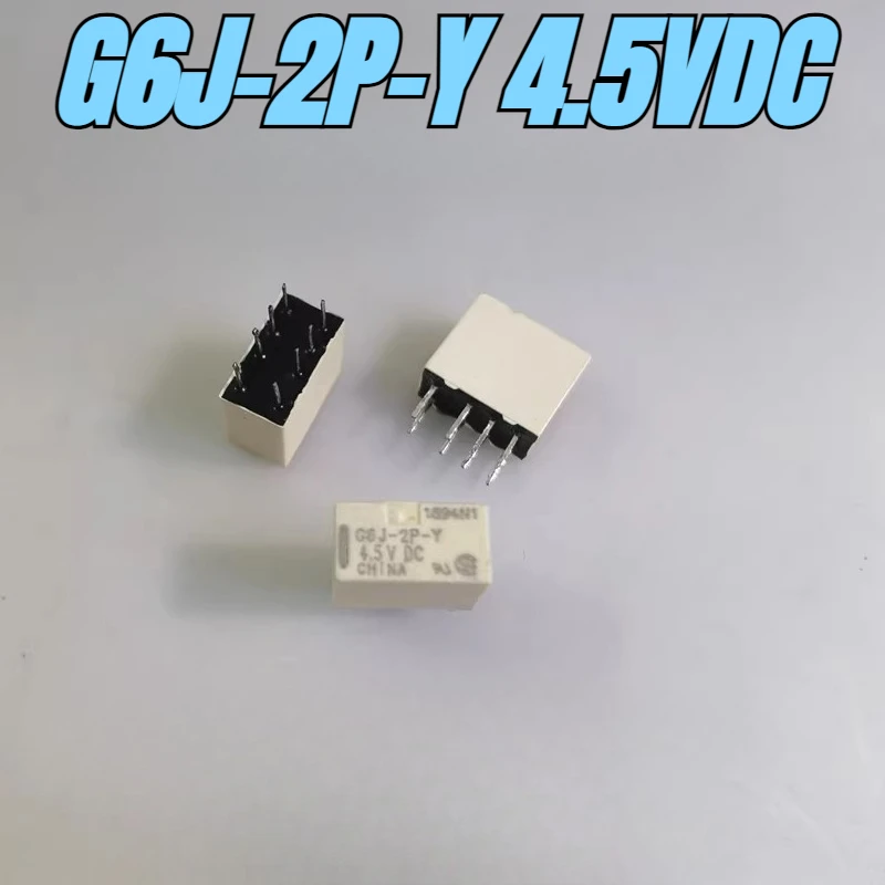 

（Second-hand）1pcs/lot 100% original genuine relay: G6J-2P-Y 4.5VDC signal relay 8pins