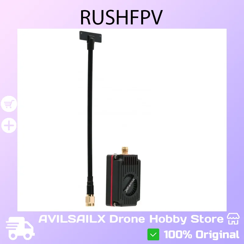 

RUSHFPV XSPAN 48614 4.8G-6.1G FPV Drone VTX Antenna Kit - Long Range Transmission Accessory