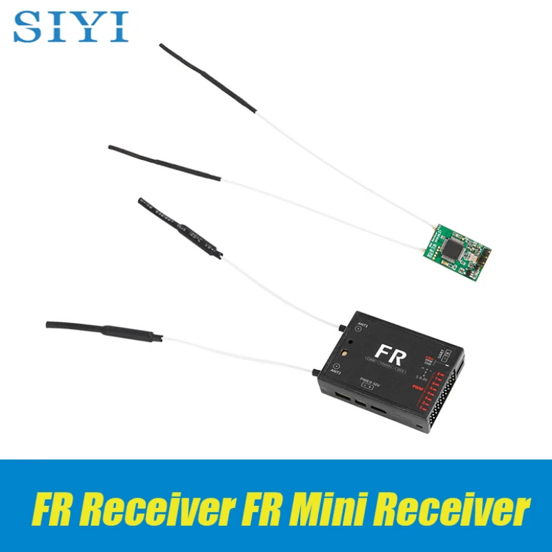 SIYI FR Receiver and FR Mini Receiver 2.4G with Long Range Telemetry S.Bus PWM Control for FT24 Transmitter FM30 Radio Module