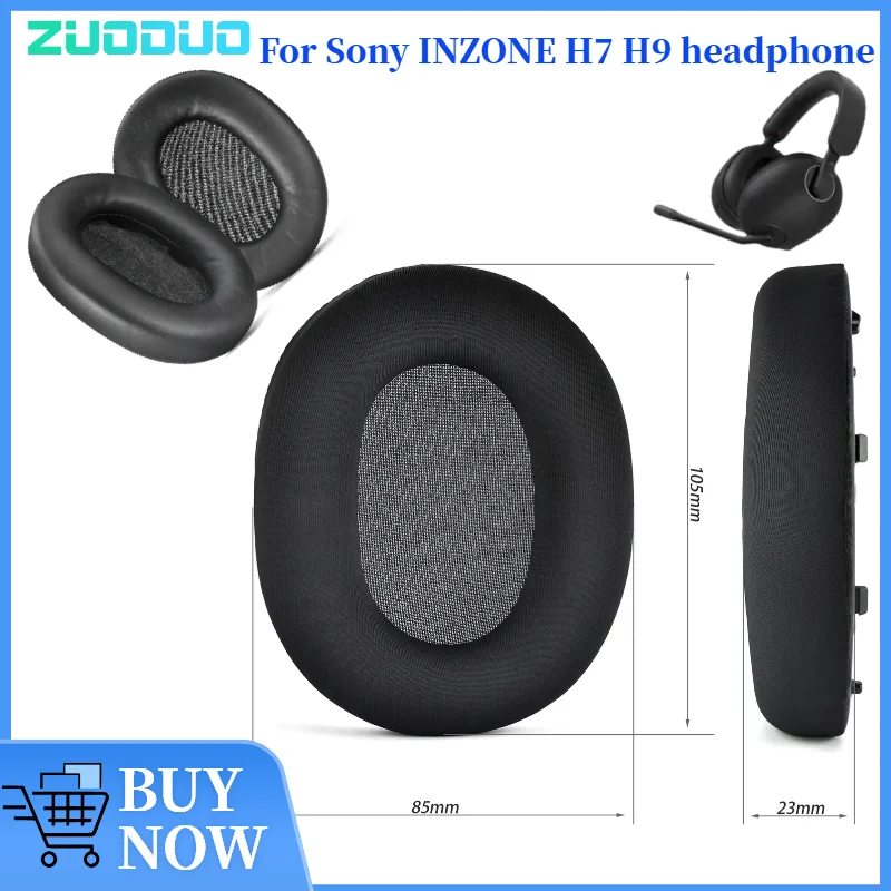 

ZUODUO Replacement Cooling Gel Ear Pads For Sony INZONE H7 H9 Gaming Headphones
