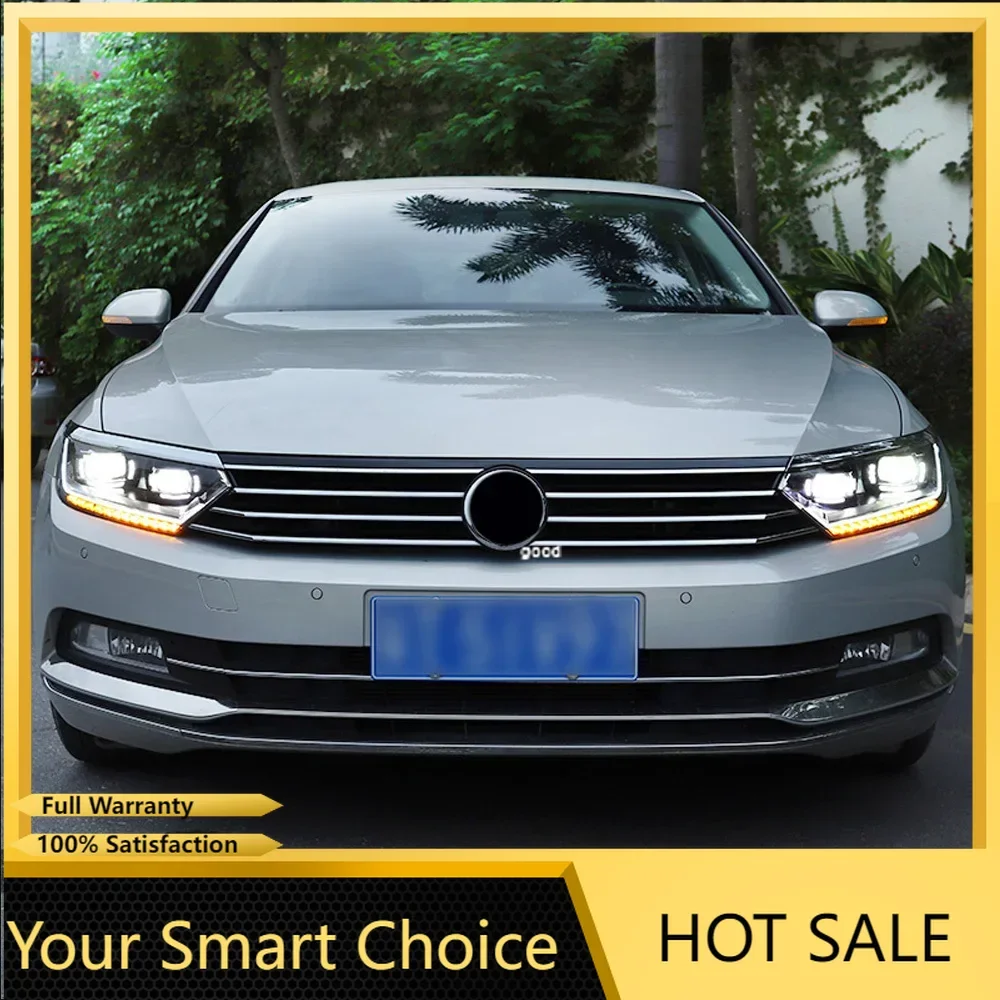 

Передние фонари автомобиля в сборе для VW Magotan B8 2016-2019, светодиодные автоматические фары, обновление, высокое качество, 2 линзы проектора, аксессуары, инструменты