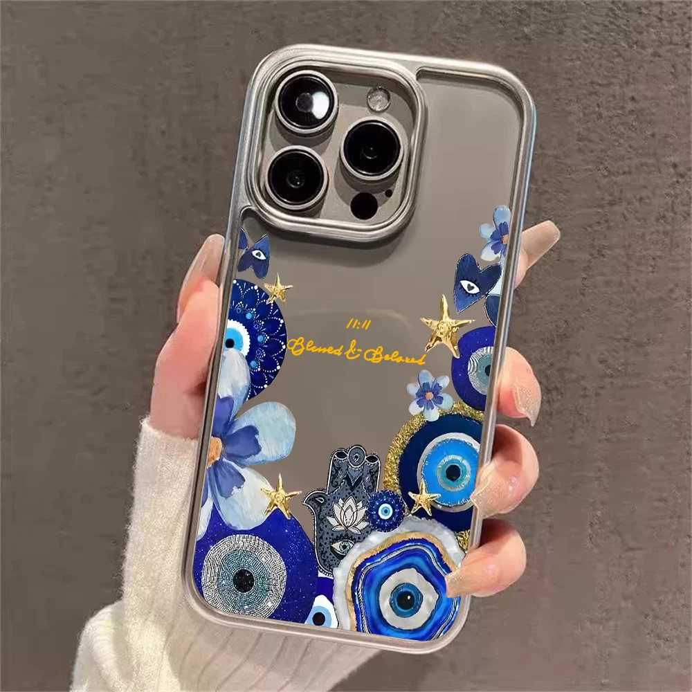 Phone Cases Transparent - Прозрачный чехол с коллажем «Рука Хамса