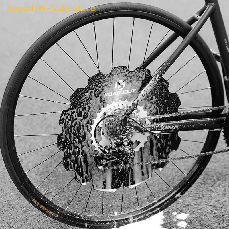 For Mountain and Road Bike: Disc Brake Protection Cover for Easy Cleaning, Anti- Grime Capability