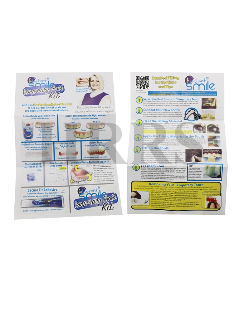 Solid High Quality False Teeth Beauty Veneers Temporary Dental Stickers Missing Replacement Cosmetic Denture