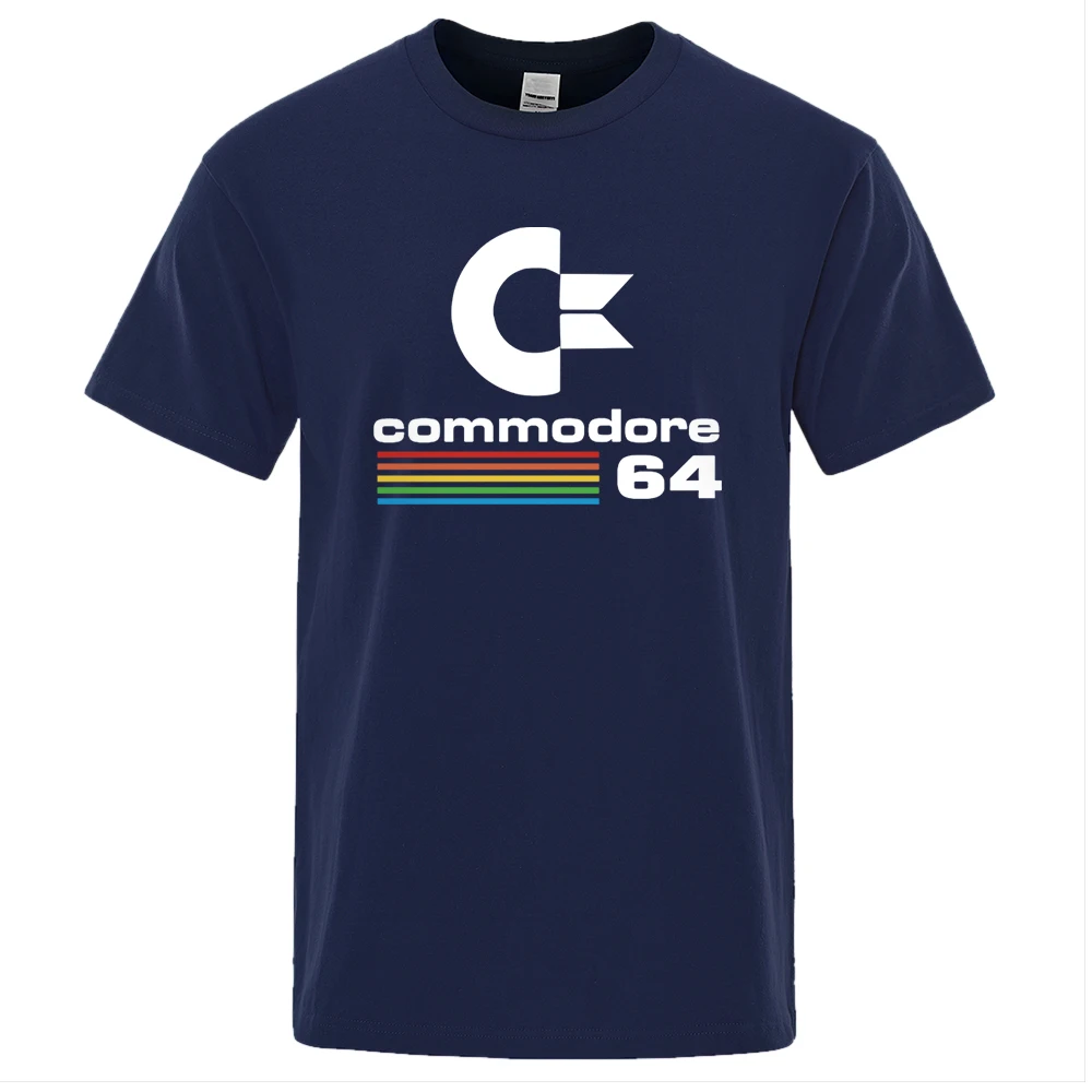 Losse Mode-Shirts Zomer Commodore 64 Print T-Shirt C64 Sid Amiga Retro Cool Design Street Korte Mouw Top T-Shirt Kleding